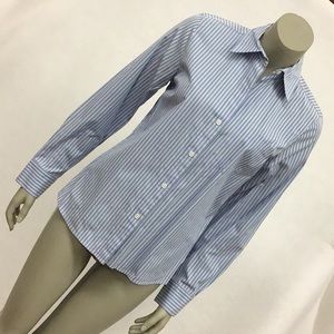 Pinstriped Cotton Shirt by Company Ellen Tracy